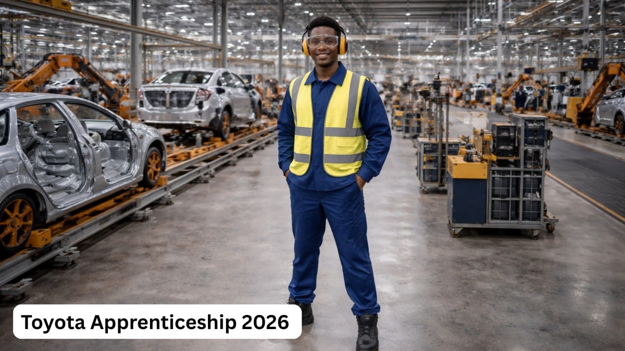 Apprentice training in Toyota manufacturing plant in Durban