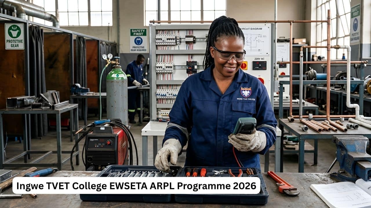 Experienced South African artisan in a workshop for the Ingwe TVET College EWSETA ARPL Programme 2026