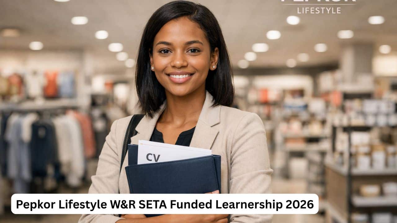 Young retail applicant for the Pepkor Lifestyle W&R SETA funded learnership 2026