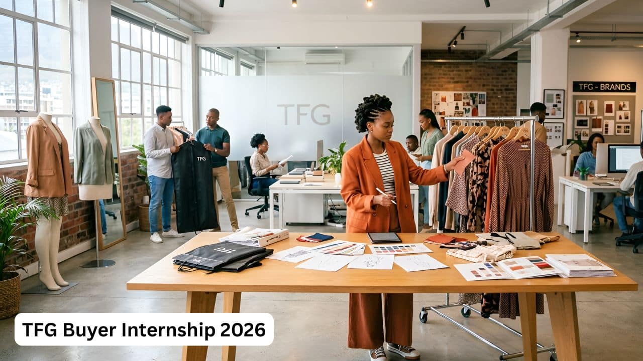 TFG buyer internship 2026 reviewing fashion products